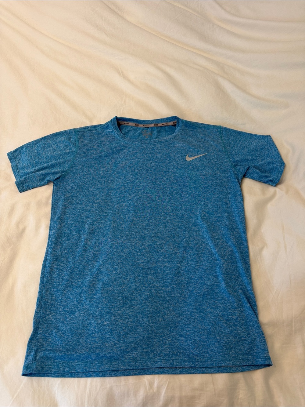 Nike Blue Heather Dri-FIT Short Sleeve Tee